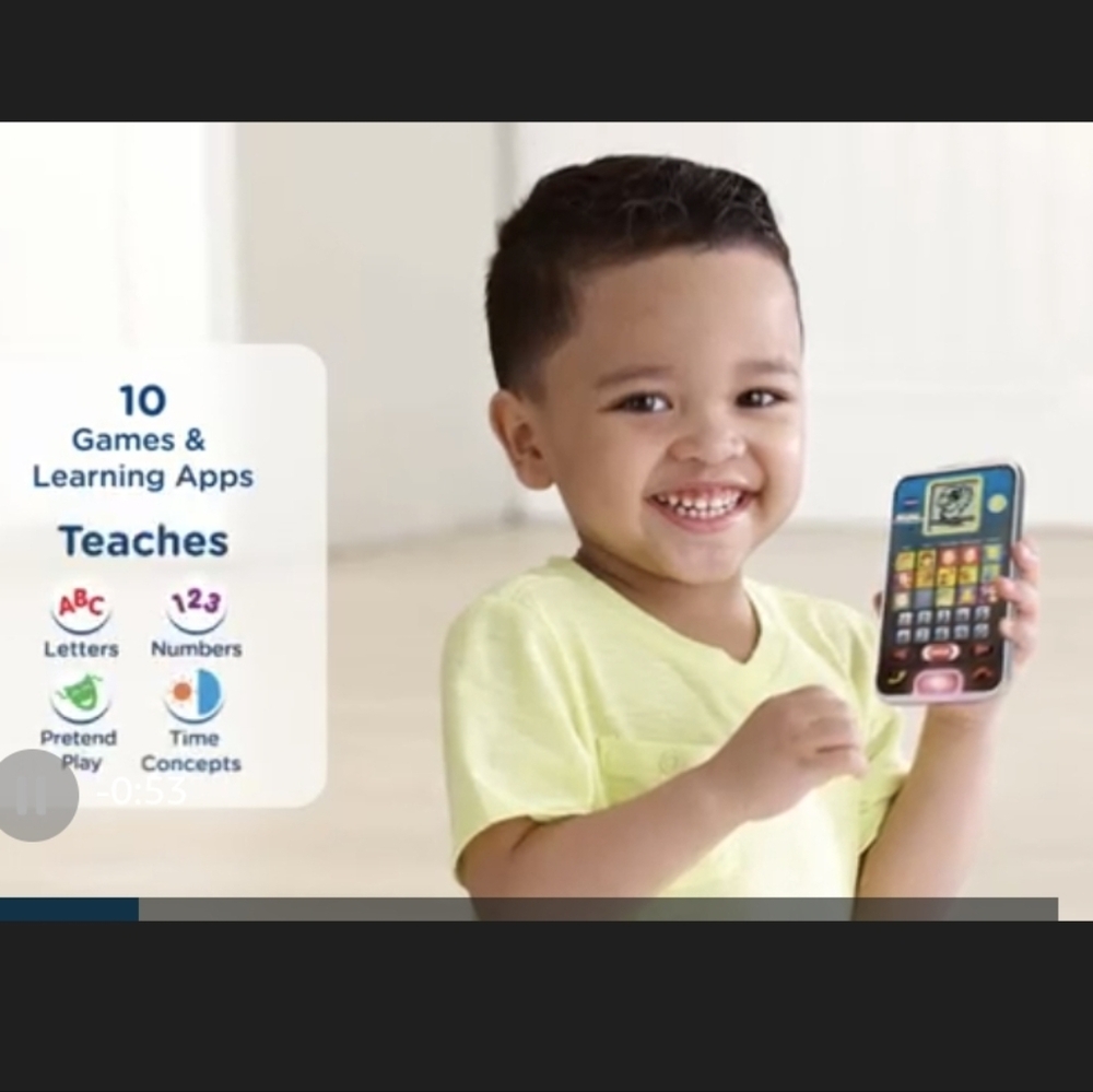 VTech Interactive Learning Phone - Black - Picture 4 of 5